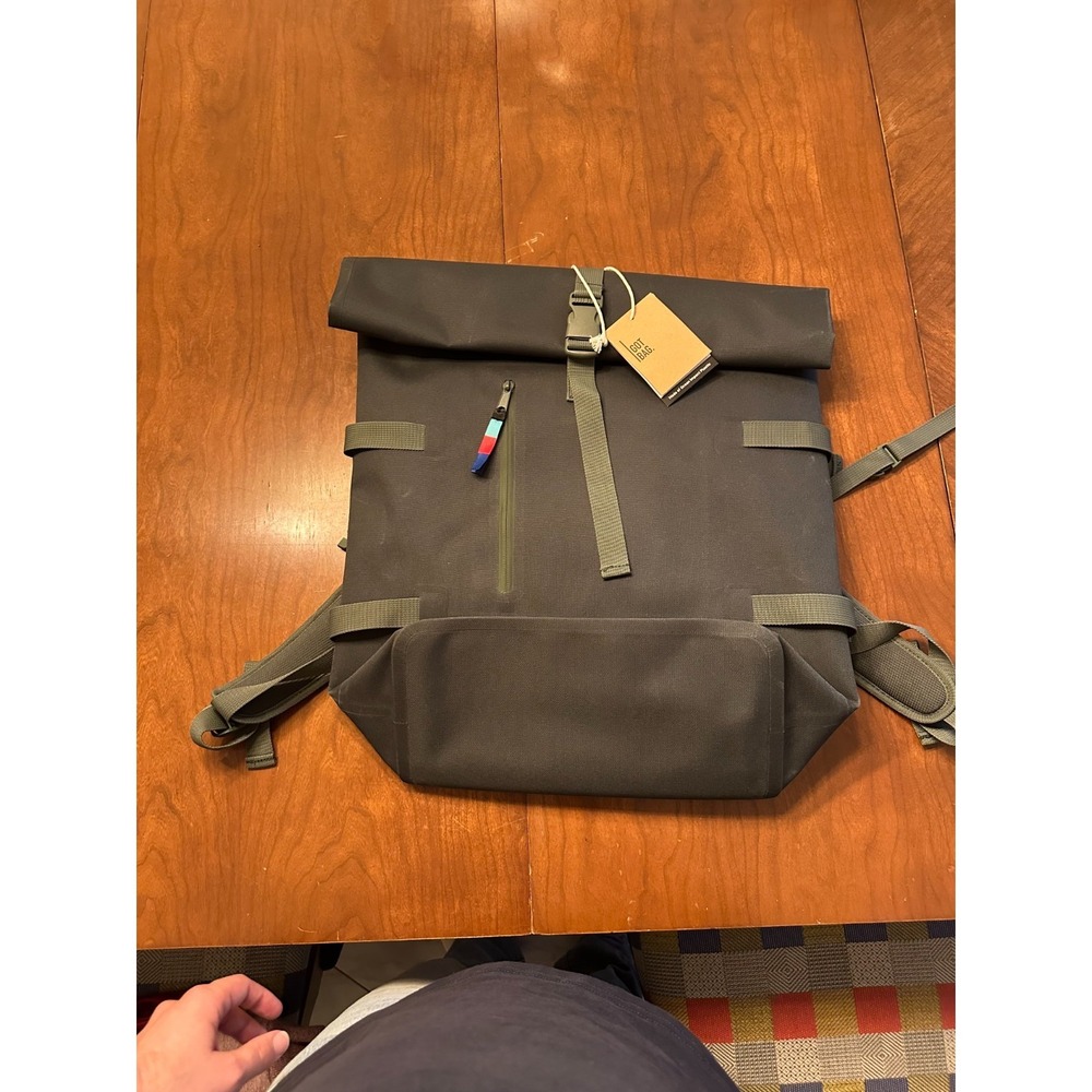 GOT BAG - ROLLTOP Backpack, Hiking & Travel w/ 15" Laptop‎ Sleeve ECO Recycled